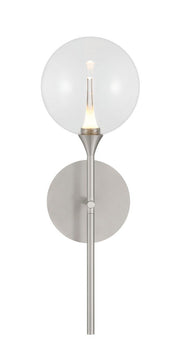 Iissa 19" Wall Sconce in Satin Nickel