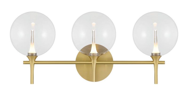 Iissa 3-Light 23.6" Vanity Light in Gold