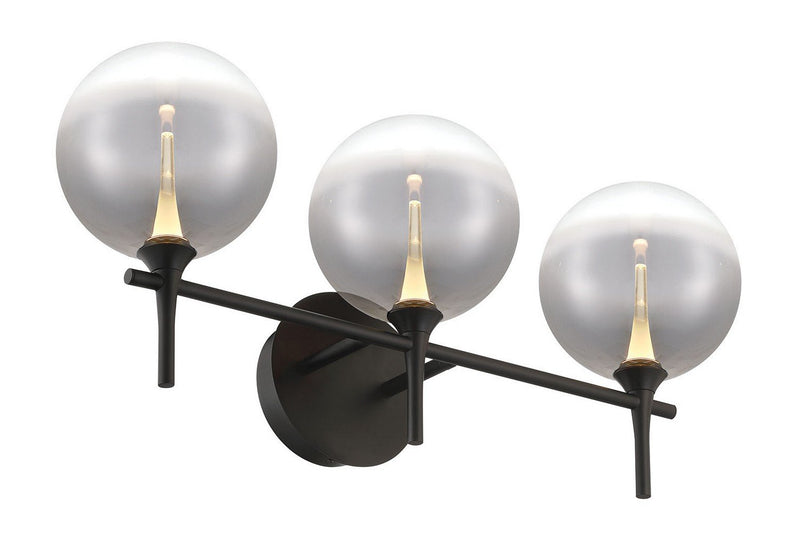 Iissa 3-Light 23.6" Vanity Light in Matte Black
