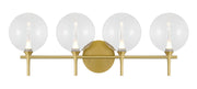 Iissa 4-Light 29.5" Vanity Light in Gold