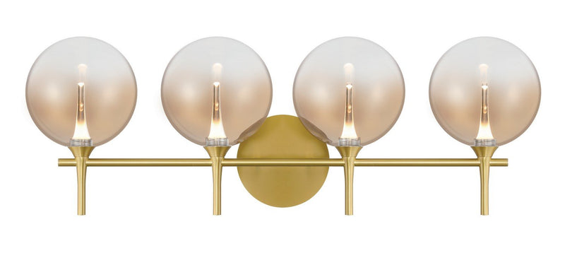 Iissa 4-Light 29.5" Vanity Light in Gold