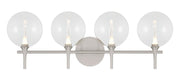 Iissa 4-Light 29.5" Vanity Light in Satin Nickel