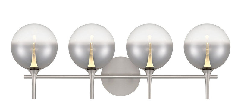 Iissa 4-Light 29.5" Vanity Light in Satin Nickel