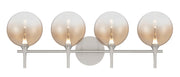 Iissa 4-Light 29.5" Vanity Light in Satin Nickel