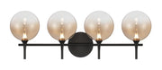 Iissa 4-Light 29.5" Vanity Light in Matte Black