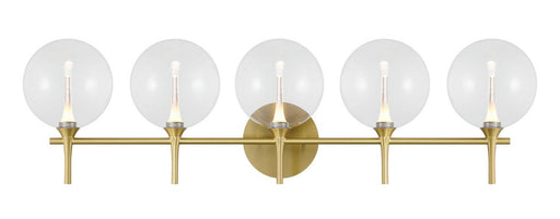 Iissa 5-Light 35.4" Vanity Light in Gold