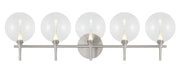 Iissa 5-Light 35.4" Vanity Light in Satin Nickel