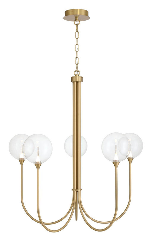 Iissa 5-Light 34" Chandelier in Gold