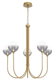 Iissa 5-Light 34" Chandelier in Gold