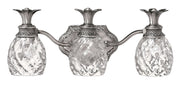 Plantation 3-Light Bath Vanity Light in Polished Antique Nickel