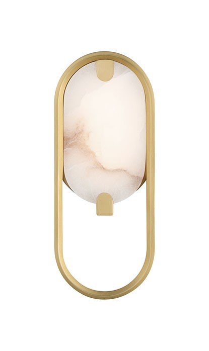 Noga 11" Bath Sconce in Gold
