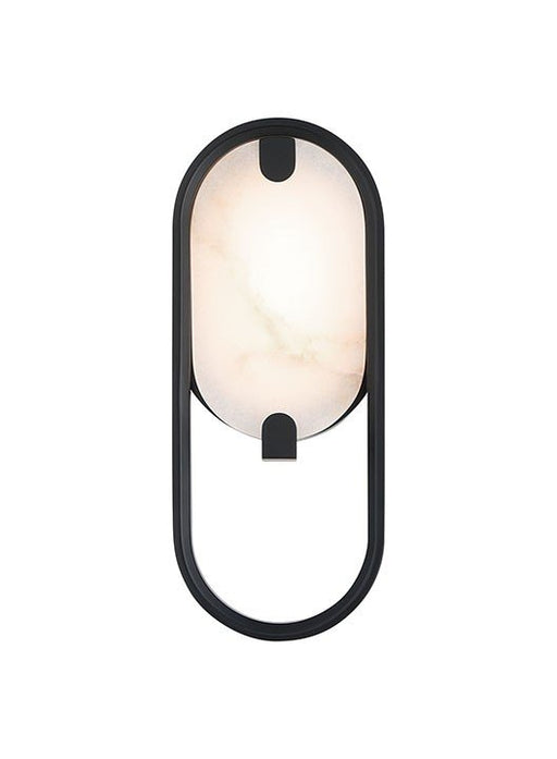 Noga 11" Bath Sconce in Matte Black