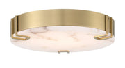Noga 16" Flush Mount in Gold