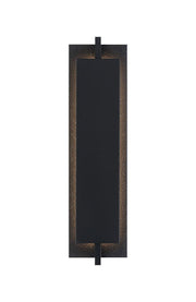 Tribek 21" Outdoor Wall Light in Matte Black