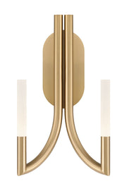Olette 2-Light 17" Wall Sconce in Gold
