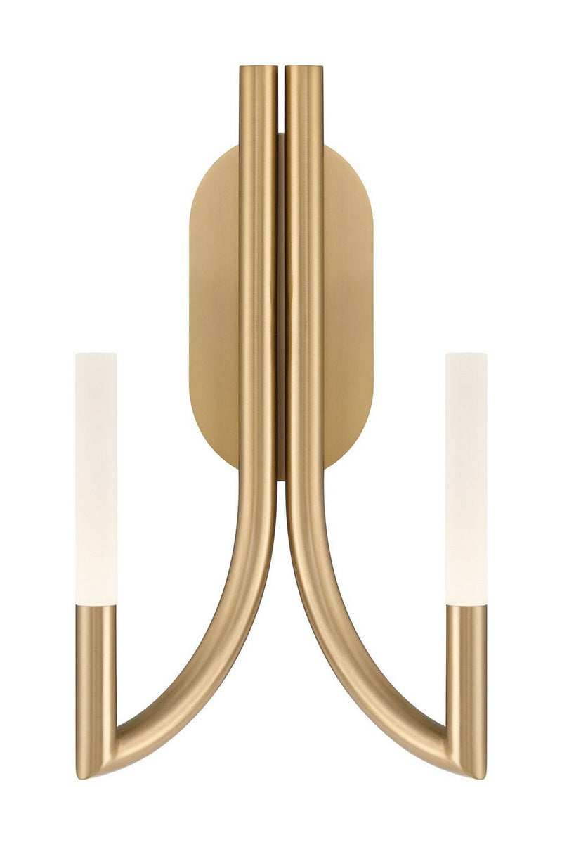 Olette 2-Light 17" Wall Sconce in Gold