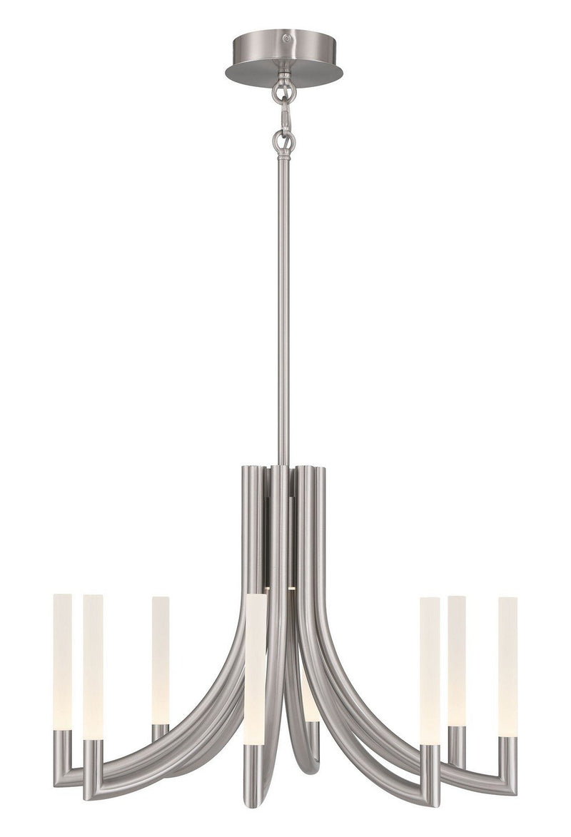 Olette 8-Light 24" Chandelier in Brushed Nickel