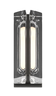 Langferd 12" Outdoor Wall Light in Matte Black