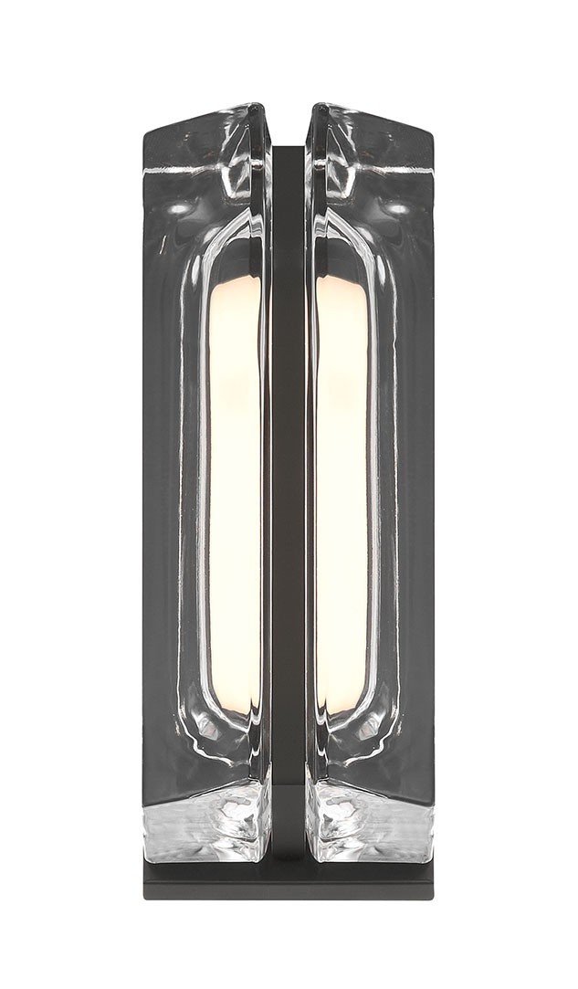 Langferd 12" Outdoor Wall Light in Matte Black