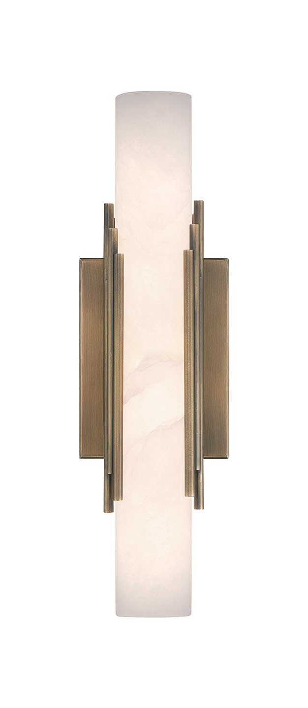 Venna 16" LED Wall Sconce in Antique Brass