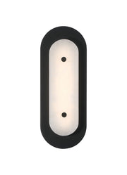 Tramore 16" Outdoor Wall Light in Powder Coat Black