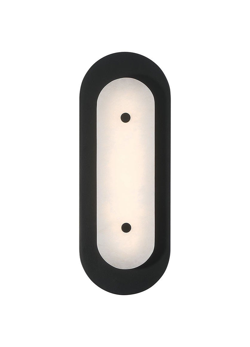 Tramore 16" Outdoor Wall Light in Powder Coat Black
