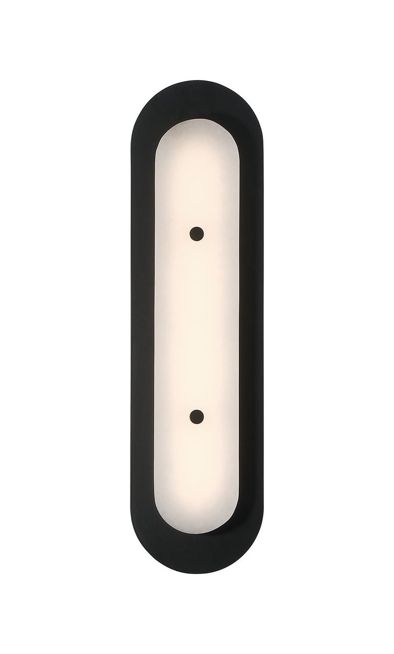 Tramore 22" Outdoor Wall Light in Powder Coat Black