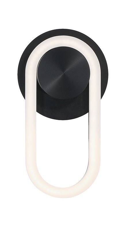 Swing 10.25" Outdoor Wall Light in Matte Black