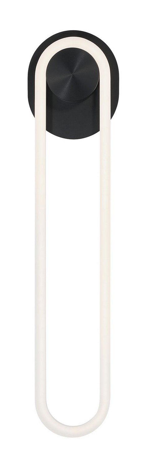 Swing 24" Outdoor Wall Light in Matte Black