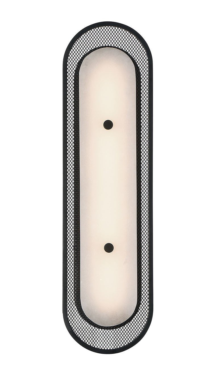 Tramore 22" Wide LED Wall Sconce in Matte Black