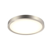 Delta 10" Round Multi-Voltage LED Flush Mount in White