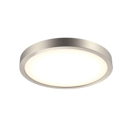 Delta 10" Round Multi-Voltage LED Flush Mount in White