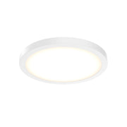 Delta 14" Round Multi-Voltage LED Flush Mount in White
