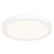 Delta 18" Round Multi-Voltage LED Flush Mount in White