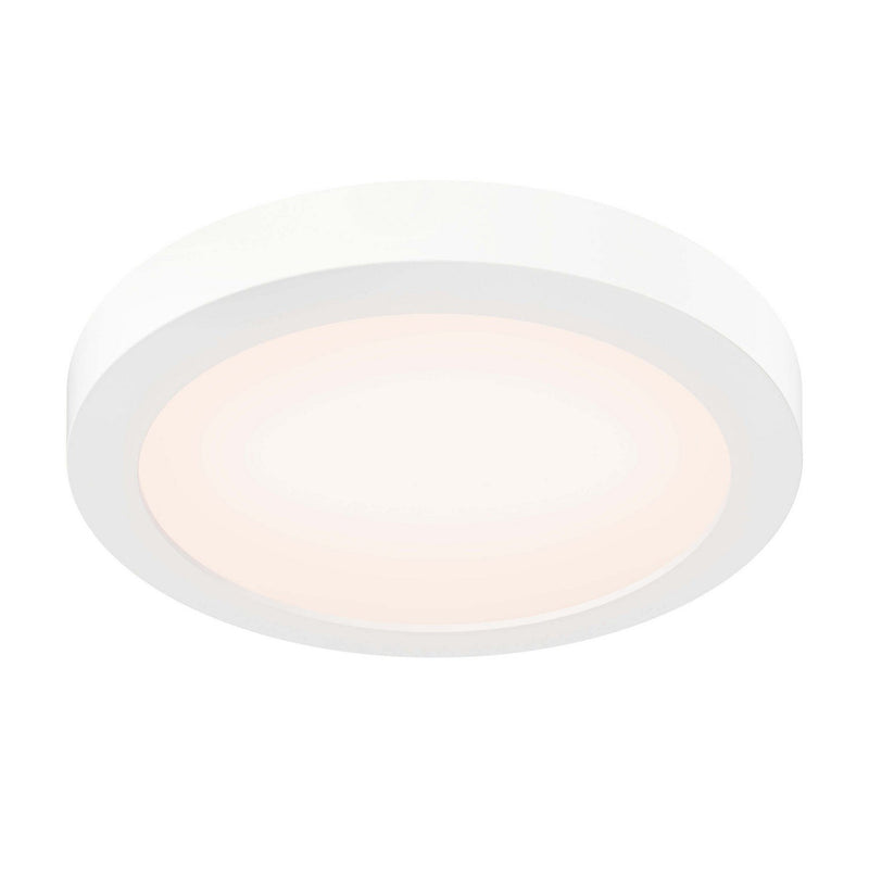 Prime 9" Wet-Rated Round LED Flush Mount in White