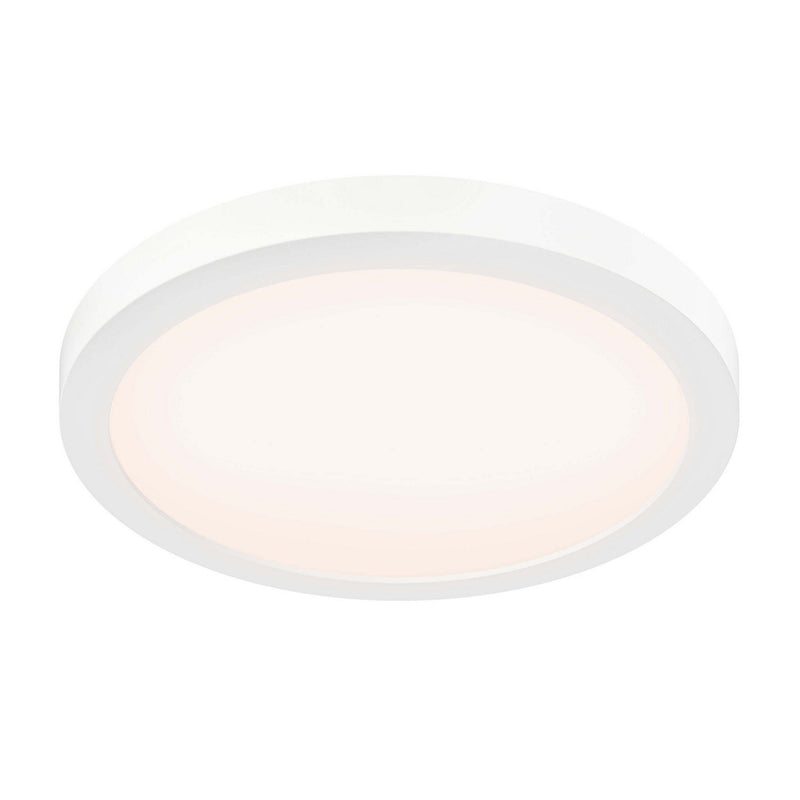 Prime 12" Wet-Rated Round LED Flush Mount in White