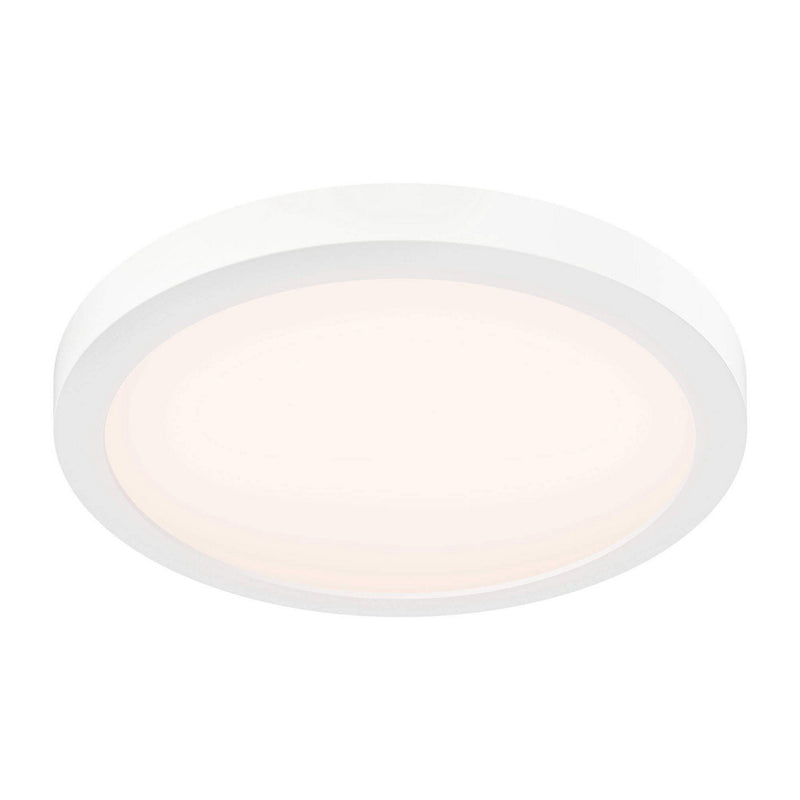 Prime 12" Round LED Flush Mount in White