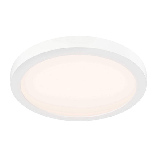Prime 12" Round LED Flush Mount in White
