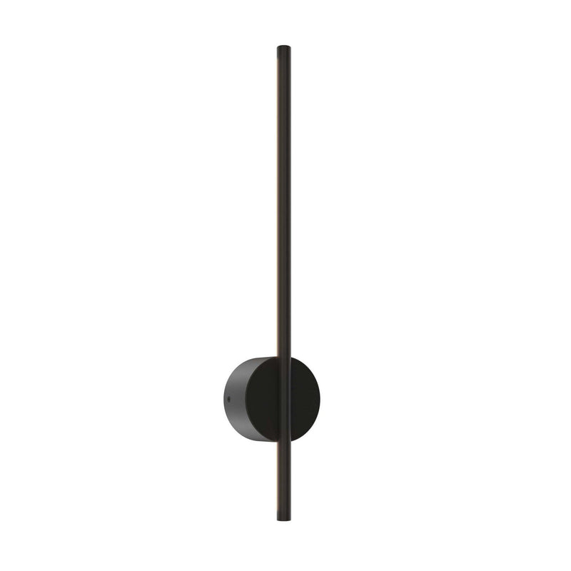 Midnight 24" Linear Outdoor Wall Sconce in Black