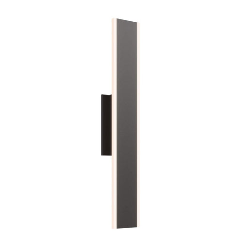 Gemini 24" Linear Outdoor Wall Sconce in Black