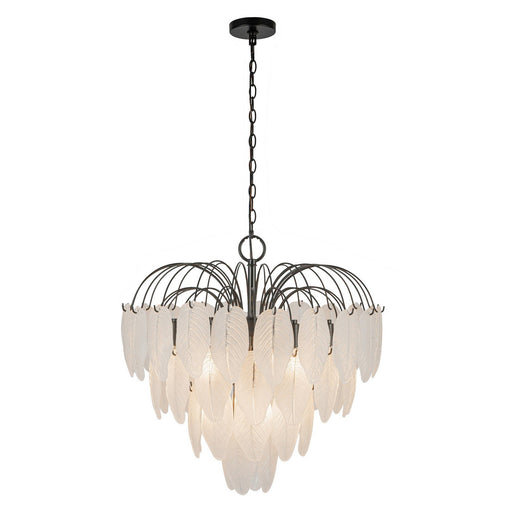 Alessia 10-Light Chandelier in Black