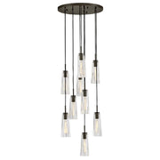 Cosette 9-Light Cluster Pendant in Black Oxide