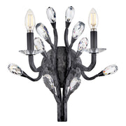 Eve 2-Light Wall Sconce in Brushed Graphite