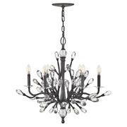 Eve 6-Light 26" Chandelier in Brushed Graphite