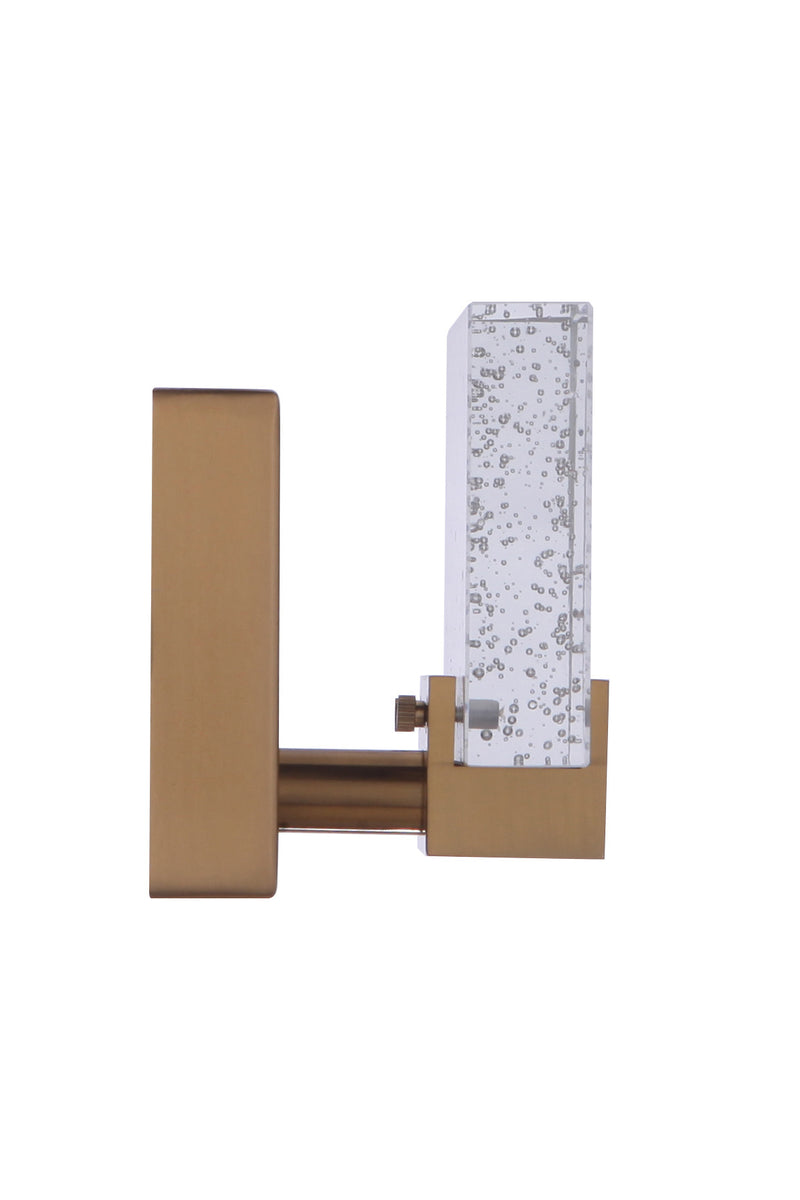 Alamere 1 Light 5" LED Vanity in Satin Brass