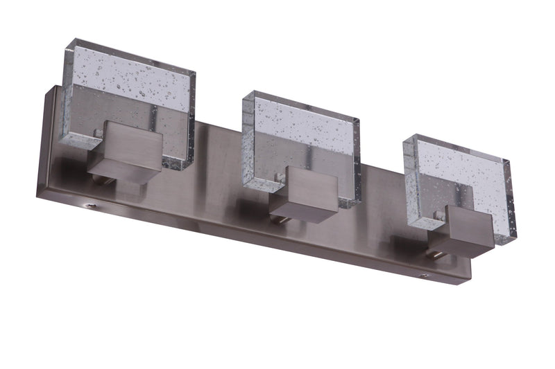 Alamere 3 Light 20.88" LED Vanity in Brushed Polished Nickel