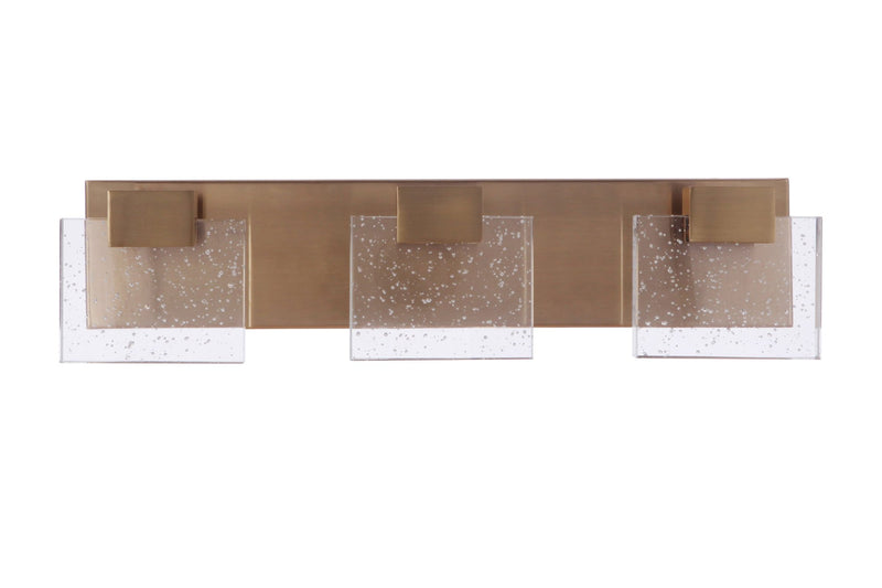 Alamere 3 Light 20.88" LED Vanity in Satin Brass