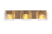 Alamere 3 Light 20.88" LED Vanity in Satin Brass