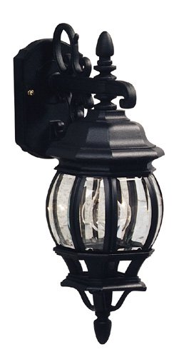 Classico 17.5" Outdoor Wall Lantern in Black