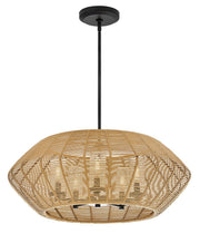 Luca 5-Light Outdoor Pendant in Black